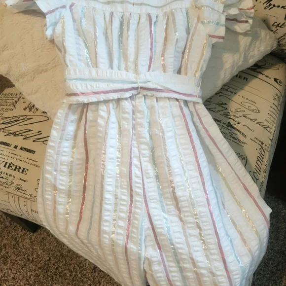 Girls Bonnie Jean Romper - Picture 2 of 5
